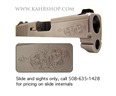Custom PM9 Scroll Marked Slide with Day Sights (003PM9CSSCR)
