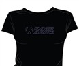 Rhinestone Logo T-Shirt, Small (A-TSBLCS-S)