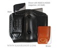 G&G Double Magazine Pouch, Brown, 9mm & 40SW & 45ACP (KAGG8519)